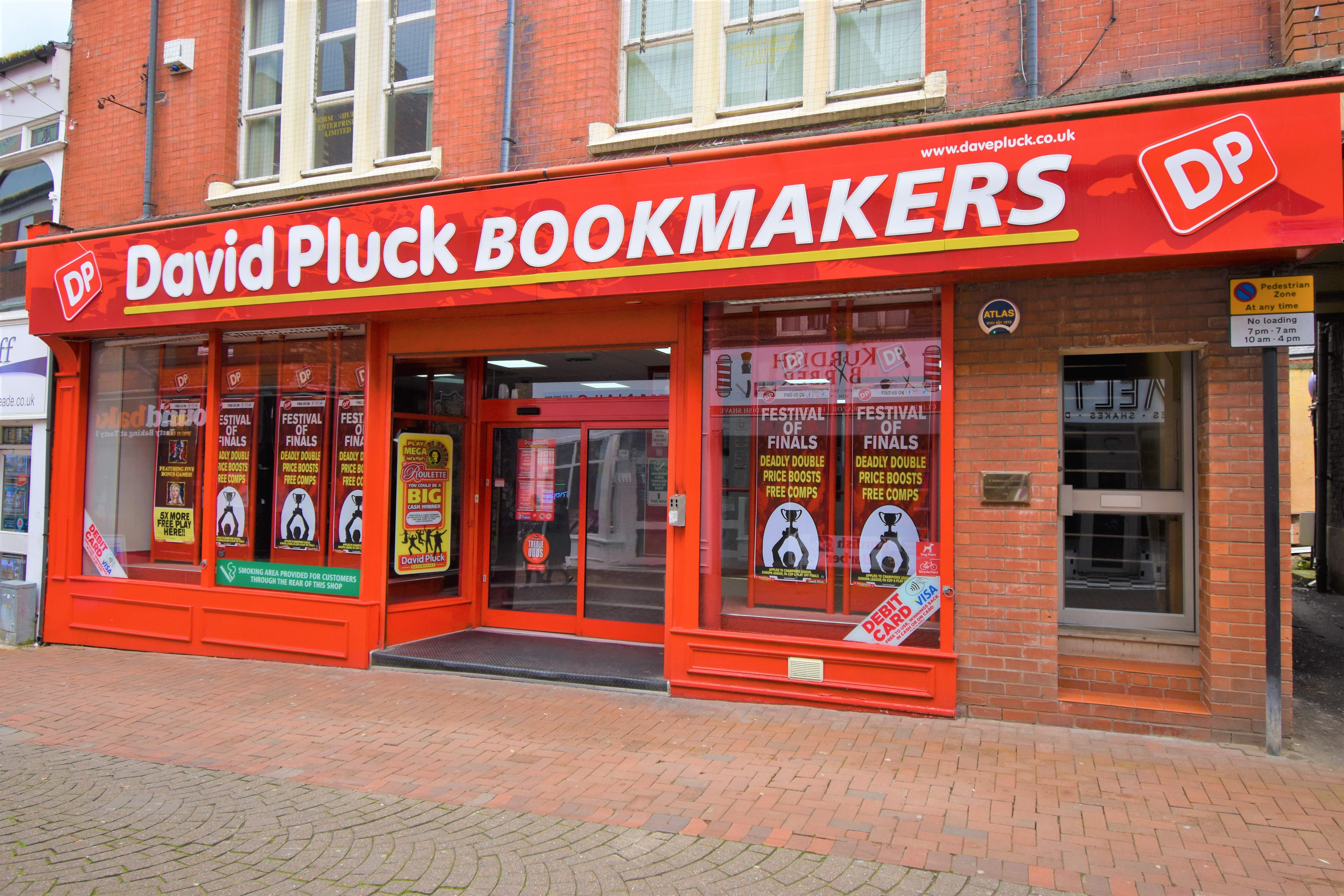 79 Burscough St, Ormskirk, Lancashire, L39 2EG Dave Pluck Bookmakers