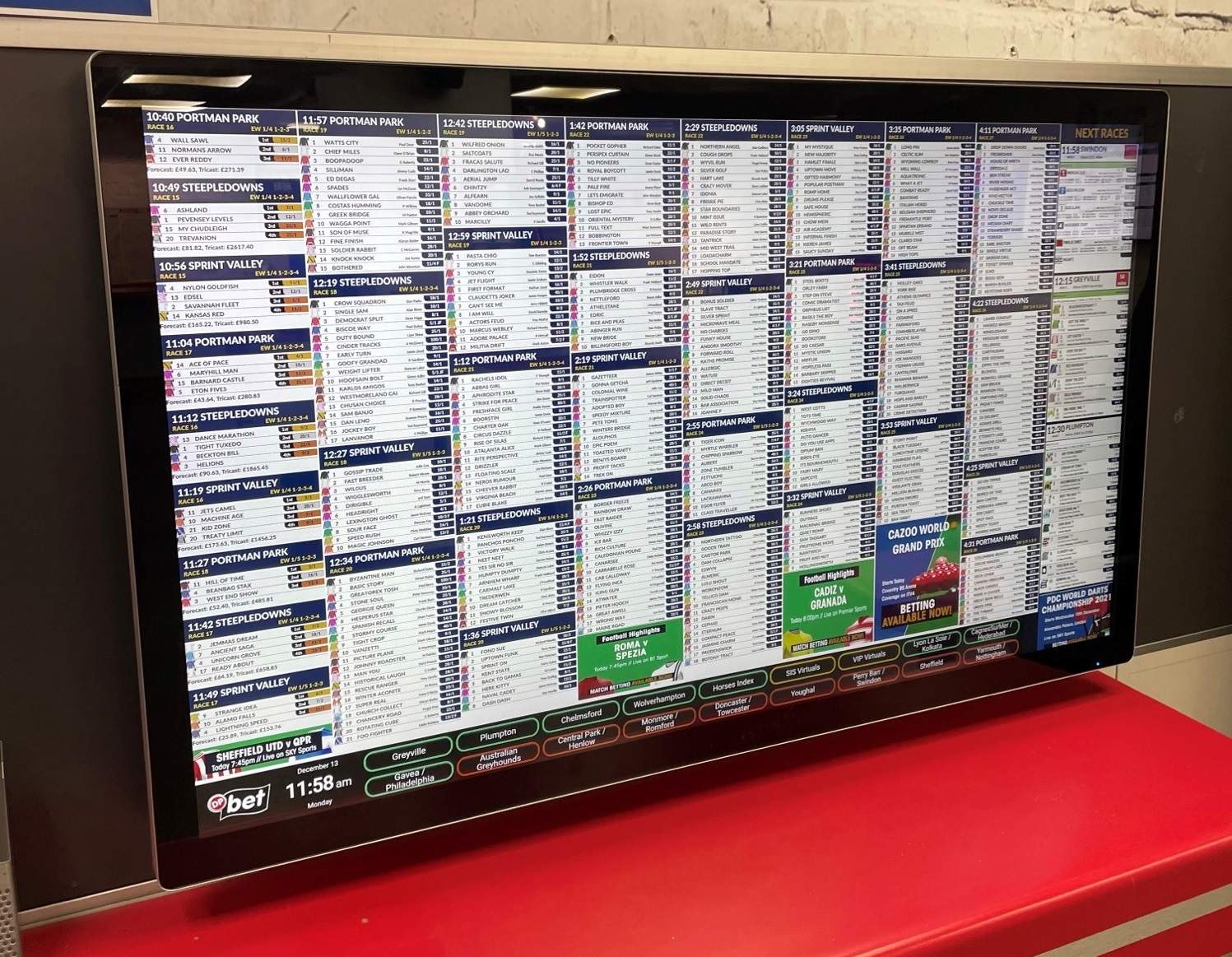 Diginews Arrives Borough Road (Wirral) Dave Pluck Bookmakers